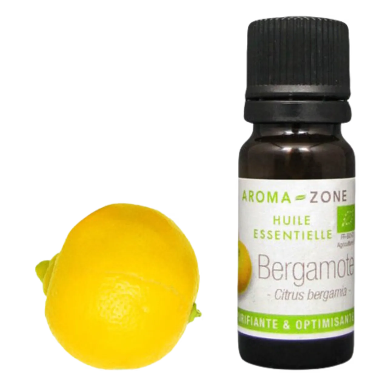 Aroma Zone Aceite Esencial de Bergamota FCF BIO 5ml | Citrus bergamia | Sin Furocumarinas