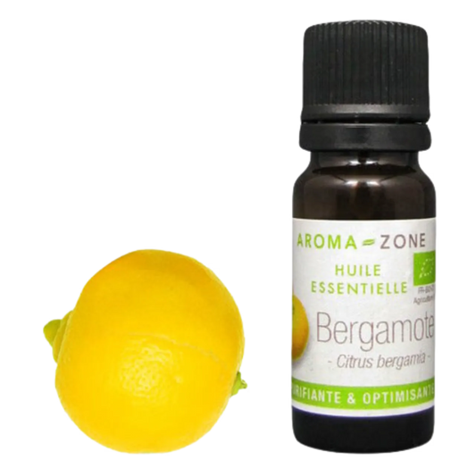 Aroma Zone Aceite Esencial de Bergamota FCF BIO 5ml | Citrus bergamia | Sin Furocumarinas