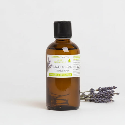 Aroma Zone Aceite Esencial de Lavanda 100ml Aspic Puro Lavandula latifolia Colombia
