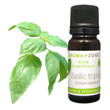 Aroma Zone Aceite Esencial de Albahaca 30ml Puro Basilic tropical