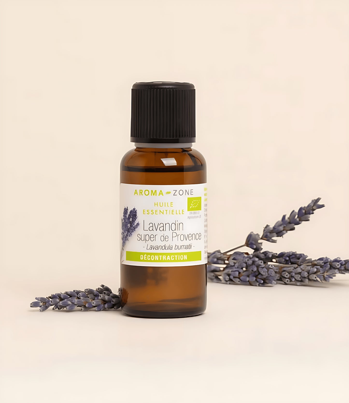 Aroma Zone Aceite Esencial de Lavanda 30ml Lavandin Super Puro y Organico