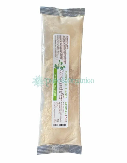 Aroma Zone Polvo Ayurvedico Ashwagandha 15gr Organico Ginseng indio Withania somnifera