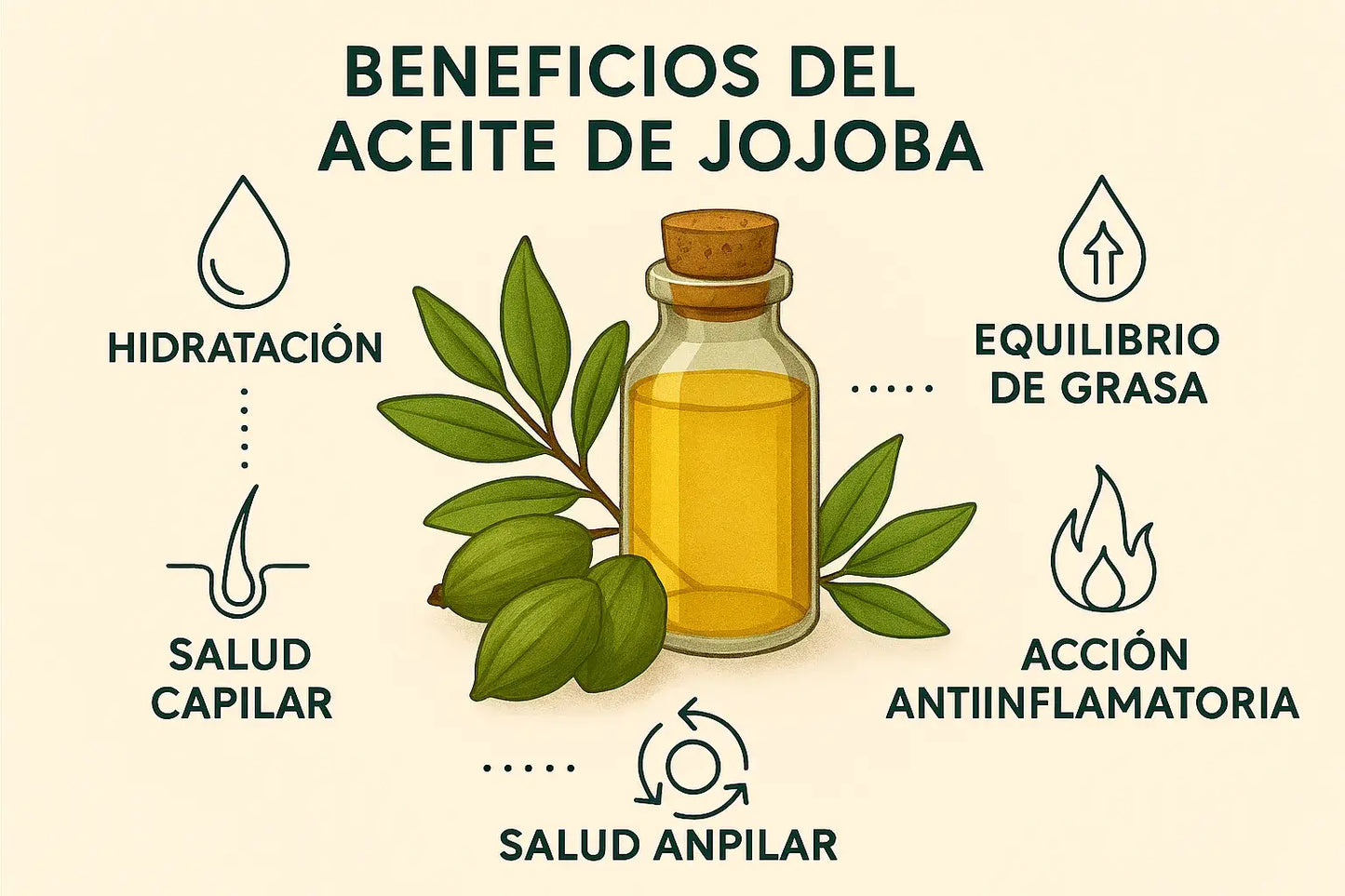 Beneficios de Aceite de Jojoba Organico puro colombia