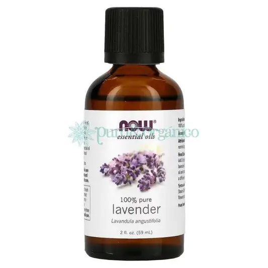 NOW Aceite Esencial De Lavanda 59ml Puro 100% (Lavander oil)