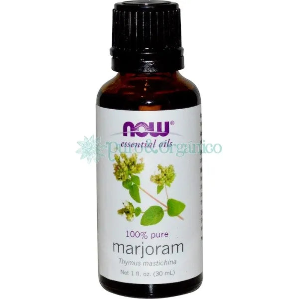 Now Foods Aceite Esencial de mejorana 30ml Marjoram Oil Puro y Organico Colombia