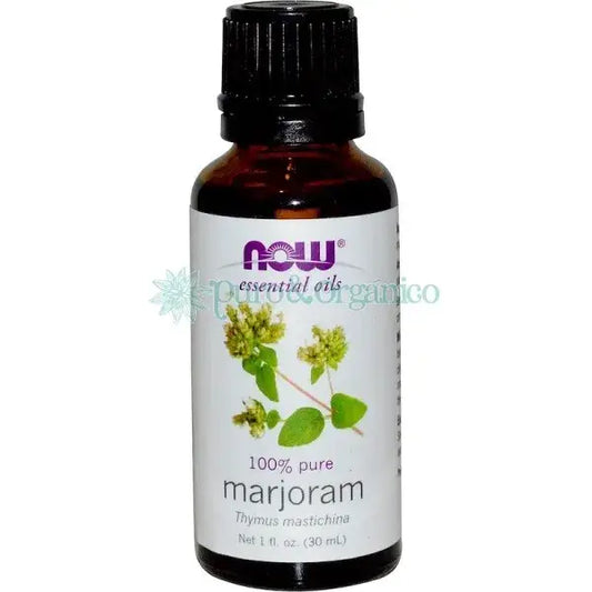 Now Foods Aceite Esencial de mejorana 30ml Marjoram Oil Puro y Organico Colombia