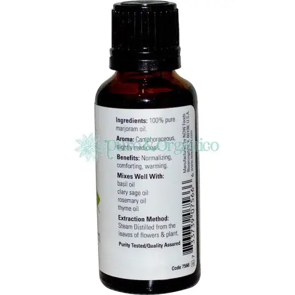 Now Foods Aceite Esencial de mejorana Puro 30ml Marjoram Oil Puro y Organico Colombia imagen