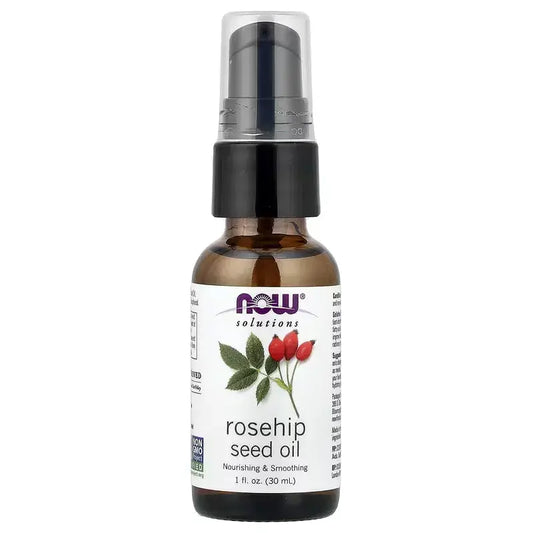 Botella de Aceite De Semillas de Rosa Mosqueta Now Foods e