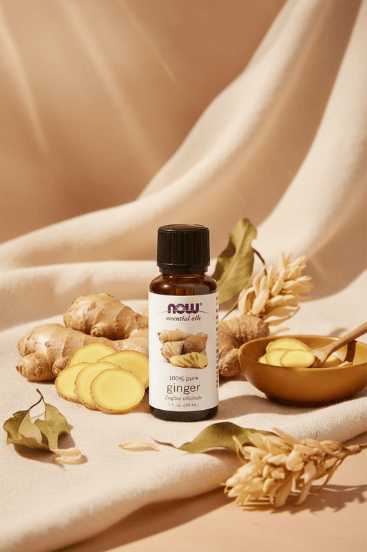 NOW Foods Aceite Esencial De Jengibre 30ml Puro Ginger Colombia Tienda Puro y Organico