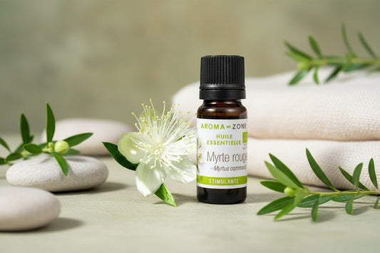 Aroma Zone Aceite Esencial de Mirto Rojo 10ml Puro 100% Organico Myrte Rouge