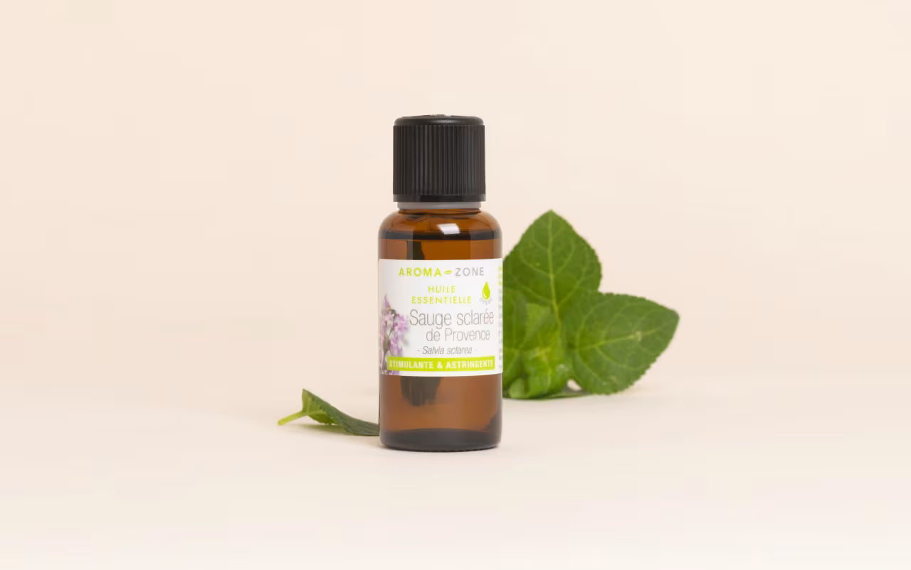 Aroma Zone Aceite Esencial de Salvia Clarita BIO 10ml | Salvia sclarea | Sauge Sclarée