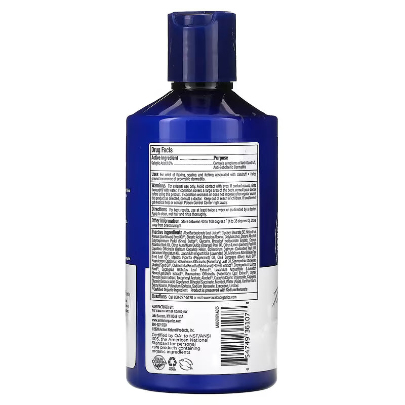 Avalon Organics Acondicionador Anti caspa Manzanilla 397gr
