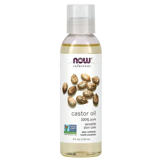 Now Solutions Aceite de Ricino 118ml - 100% Puro Castor Oil