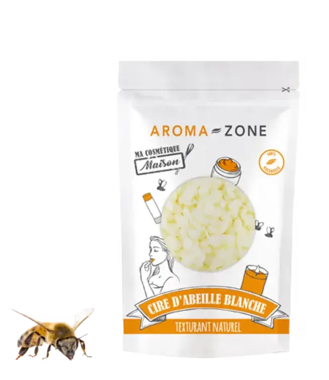 Aroma Zone Cera de Abejas Blanca Purificada 50g | Cera Alba | Ingrediente Cosmético DIY