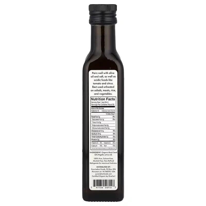 Pure Aceite de semilla de comino negro, 250 ml Colombia