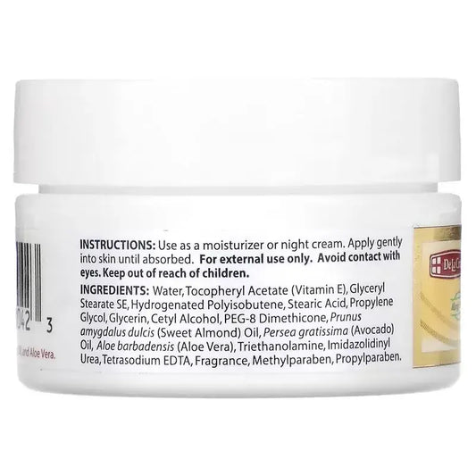 De La Cruz Crema De Vitamina E Puro y Organico Colombia etiqueta