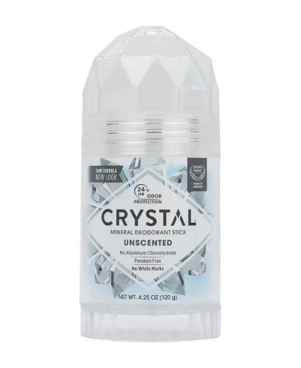 Desodorante Natural Piedra de Alumbre 120gr - Crystal Body Sin Perfume