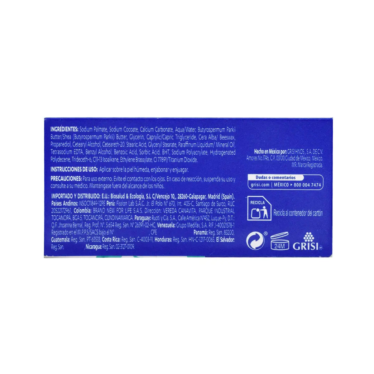 Jabon neutro 200gr Grisi Colombia comprar