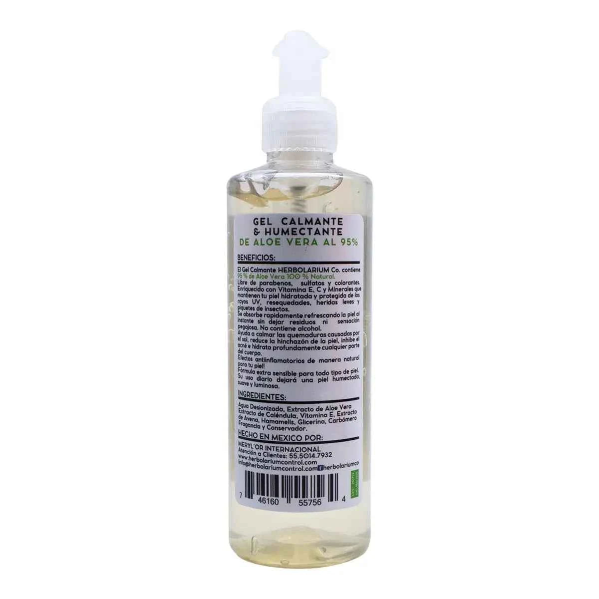 Herbolarium Gel Aloe Vera 250ml calmante y humectante | Puro y Orgánico Colombia