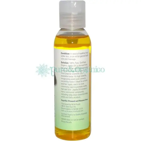 Now Aceite de Jojoba 118ml Organico Bogota Colombia etiqueta