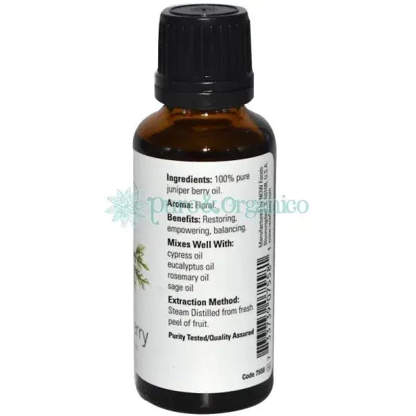 Now Aceite Esencial de Juniperus Baya de Enebro 30ml Puro Junipero Juniper Berry