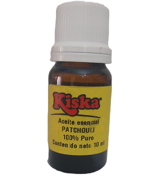Kiska Aceite Esencial de Patchouli 10ml Puro y Organico Bogota Colombia