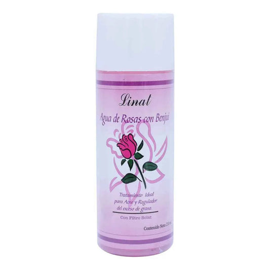 Linat Agua De Rosas Natural With Benjui Skin Care