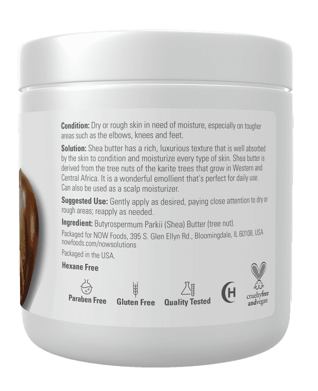 NOW Manteca de Karite 198gr Natural Bogotá, Colombia Shea Butter