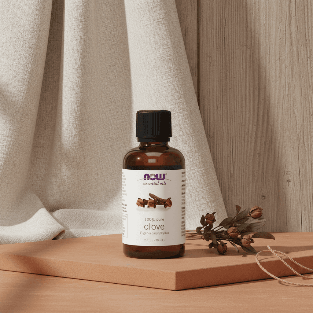 NOW Aceite Esencial de Clavo 59ml Clove Oil Puro Colombia