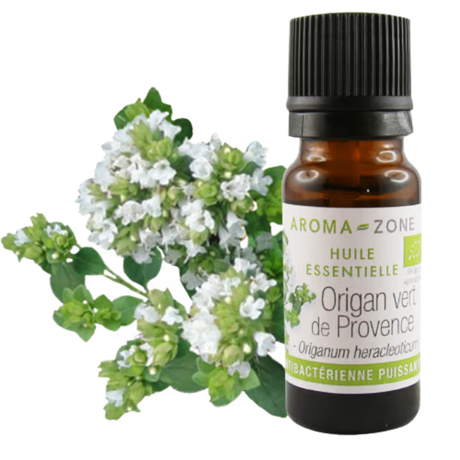 Aroma Zone Aceite Esencial de Oregano Verde 10ml de Provenza