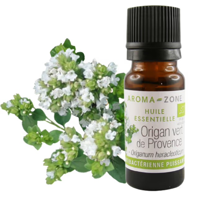 Aroma Zone Aceite Esencial de Oregano Verde 10ml de Provenza