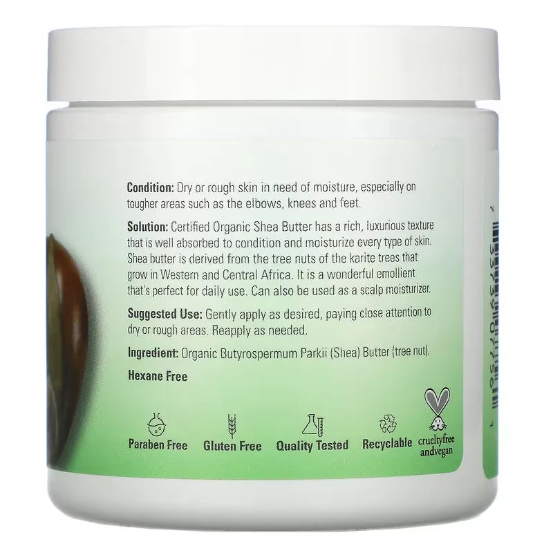 NOW Manteca de Karite Orgánica 198 ml Puro y Organico Bogotá, Colombia