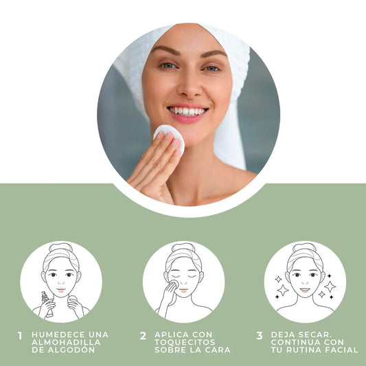 Arbora Tonico Facial Hidratante con Arbol de te y Manzanilla , Tea tree y Petitgrain 125ml