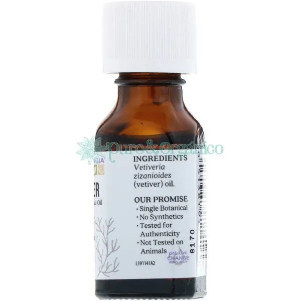 Aura Cacia Aceite Esencial Vetiver Puro 15ml Bogota Colombia