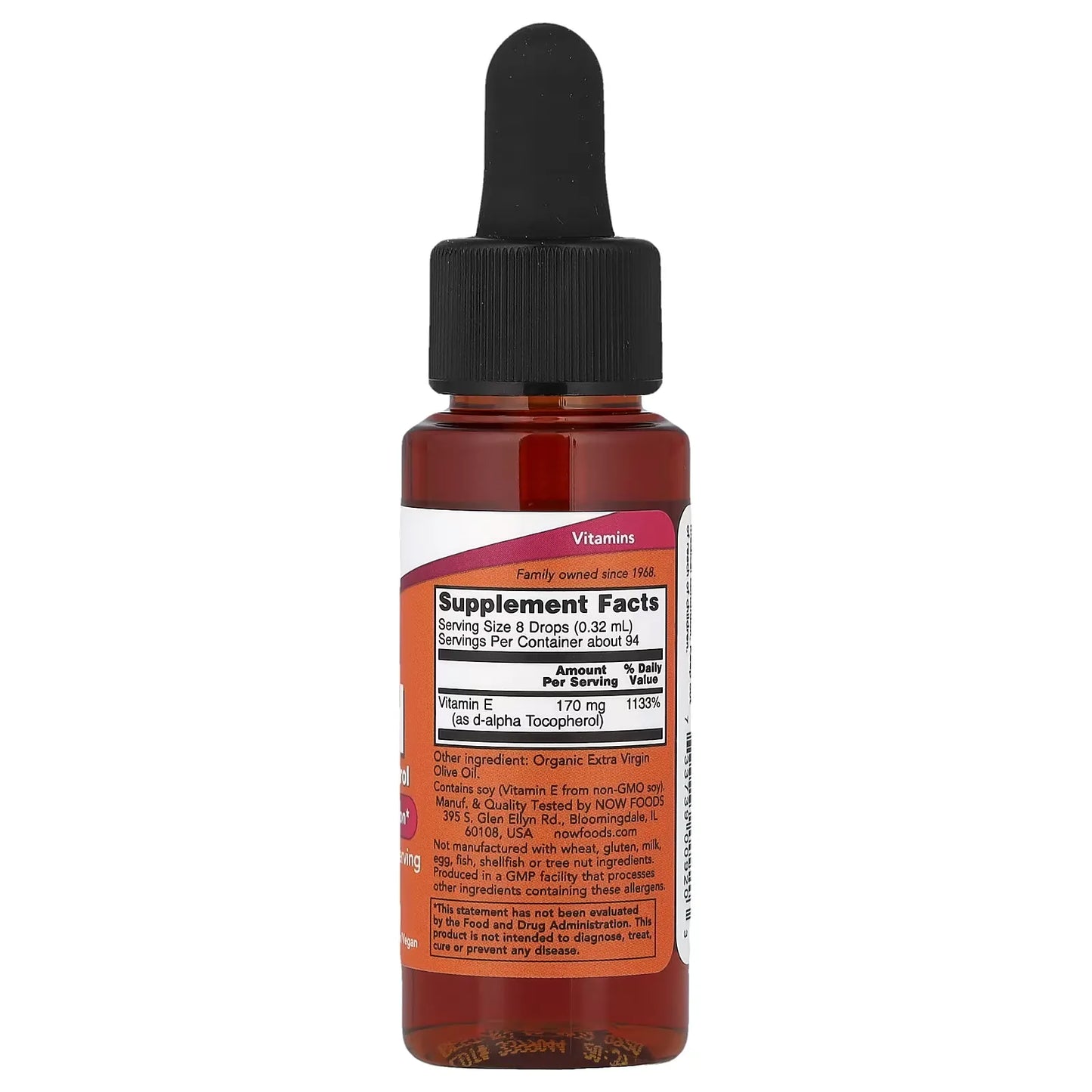 NOW Aceite de Vitamina E 30ml Antioxidante