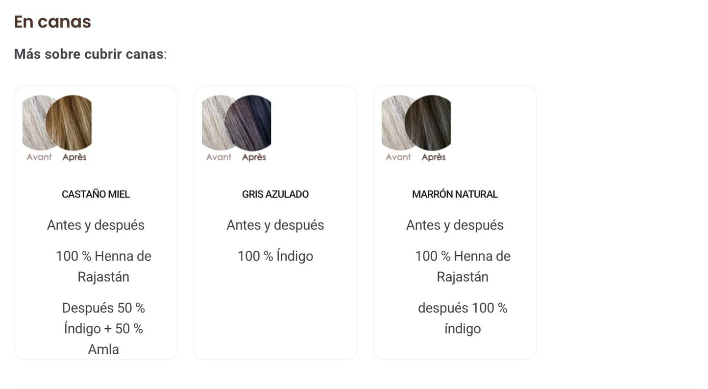 Hena  Tinte Indigo BIO Organico 250gr Bogota Colombia