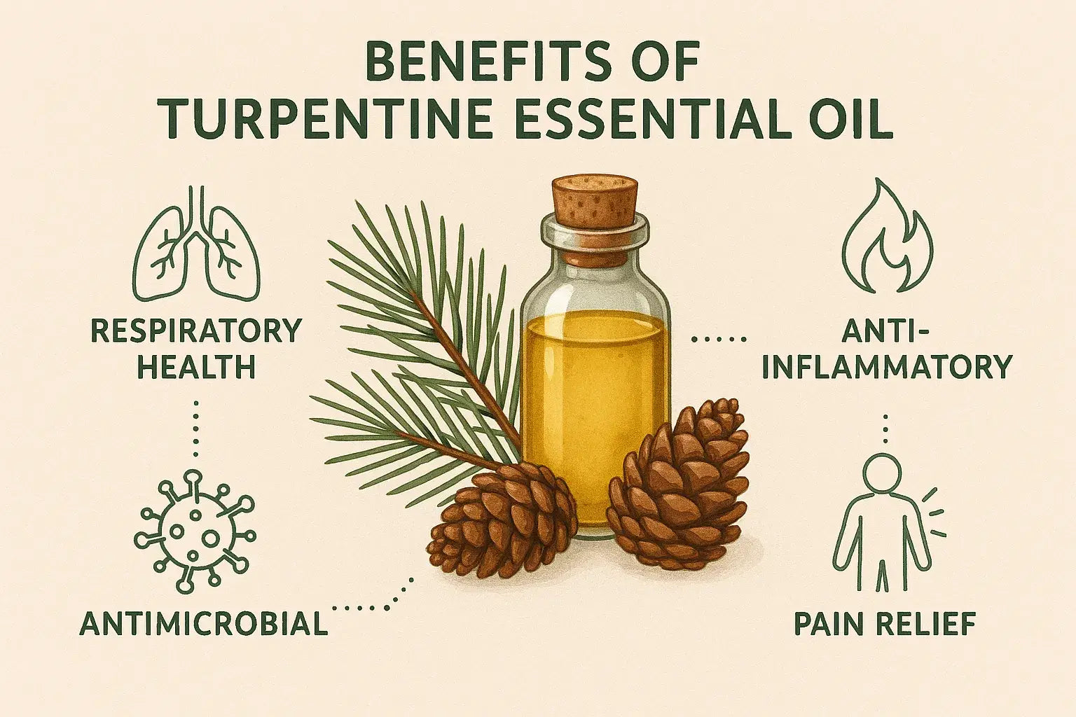 Beneficios Aceite Esencial de Trementina 10ml Puro  BIO Organico Bogota Cartagena Cali