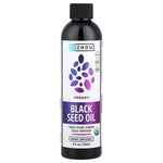 Aceite de comino negro orgánico 240ml Zhou Nutrition. 100% puro, prensado en frío, certificado USDA. Rico en timoquinona y omega 3-6-9. Envío a Colombia.
