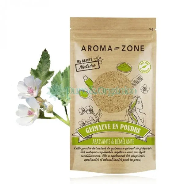 Aroma Zone Polvo de Malvavisco 100gr ORGANICO Guimauve Puro y Organico Colombia