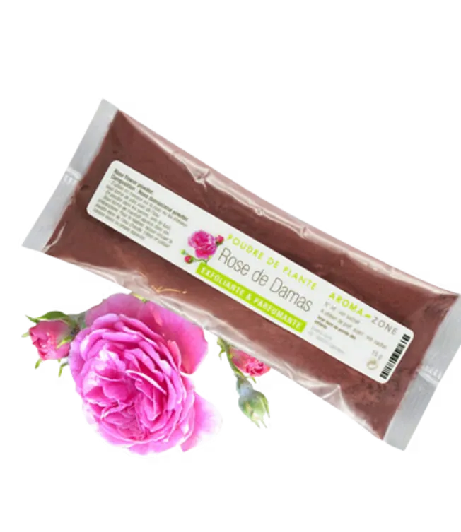Aroma Zone  Polvo de flores Rosa Damascena 15gr | Puro y Orgánico Colombia