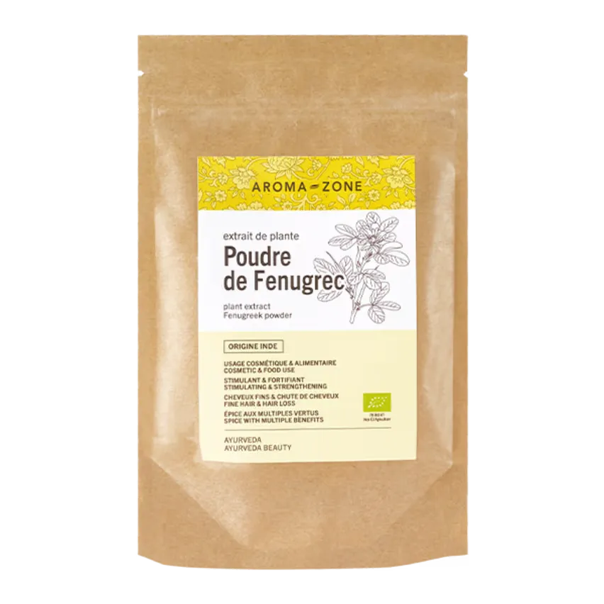 Aroma Zone Polvo puro de Fenogreco 100gr Puro y Orgánico Colombia