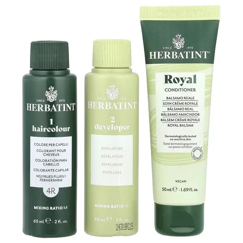 Herbatint Hena Gel de Tinte para el Cabello Permanente, 4R, Castaño Cobre 135 ml - imagen 2