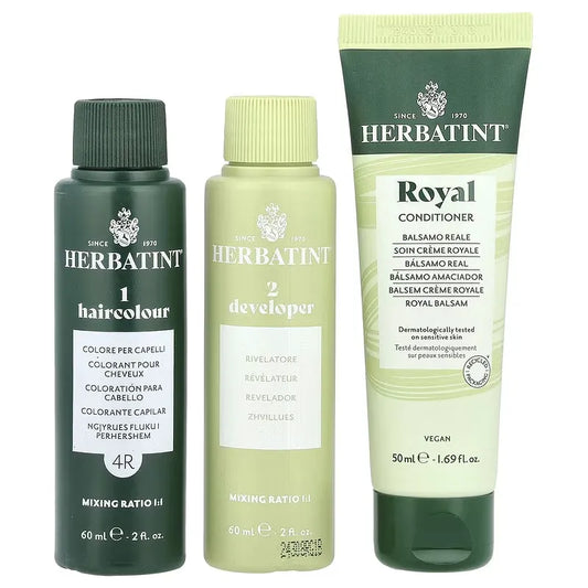 Herbatint Hena Gel de Tinte para el Cabello Permanente, 4R, Castaño Cobre 135 ml