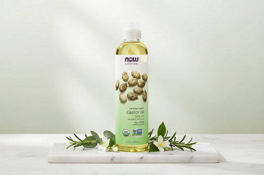 Aceite de Ricino 237ml NOW Foods - Organico Certificado Castor Oil