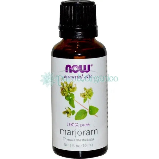 Now Foods Aceite Esencial de mejorana 30ml  Marjoram Oil Puro y Organico Colombia