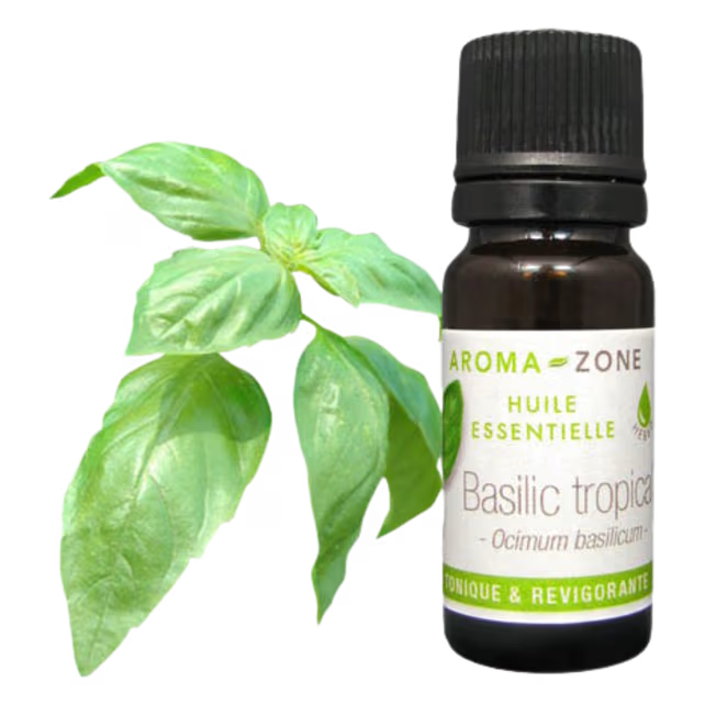 Aroma Zone Aceite Esencial De Albahaca 30ml Puro Basilic Tropical Colombia