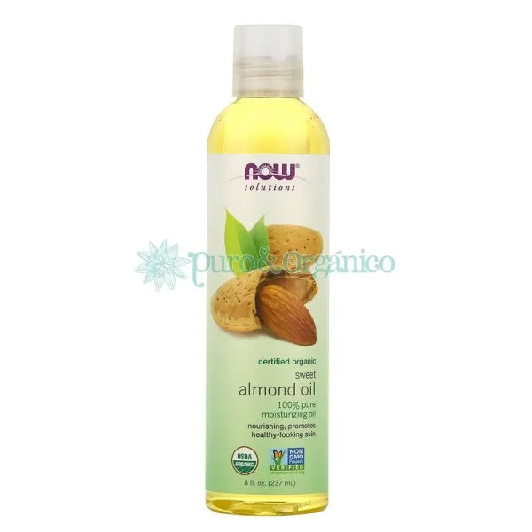 NOW Aceite Almendras Orgánico 237ml Puro | Bogotá Colombia