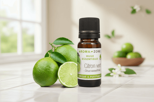 Aroma Zone  Aceite Esencial de Lima Orgánico 10ml - Citrus Aurantifolia Colombia