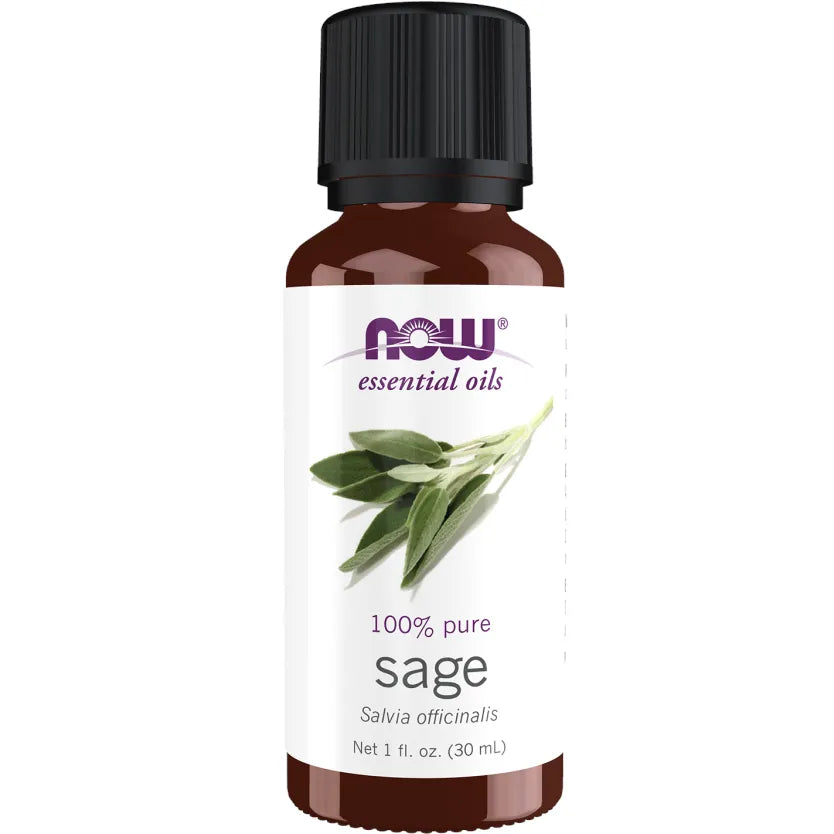 NOW Foods Aceite Esencial de Salvia 30ml 100% Puro - Sage Oil
