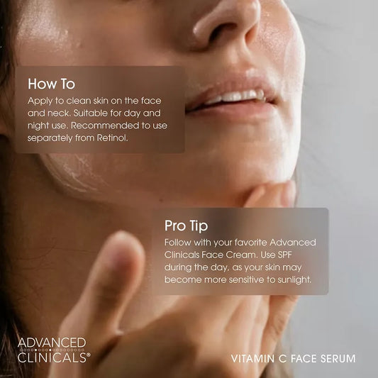 Vitamina C Serum 52ml Advanced Clinicals anti edad  Anti-Aging